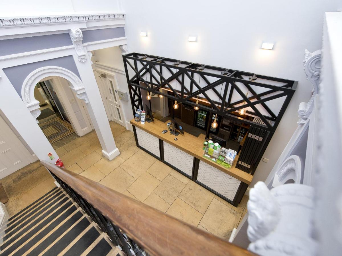 an overhead view of a bar in a house at YHA Bath in Bath